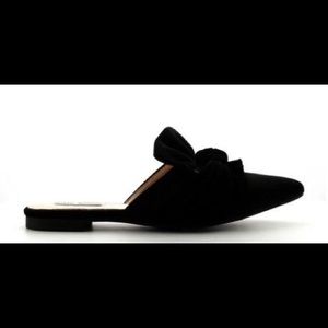 Kaitlyn - Black Velvet Mules